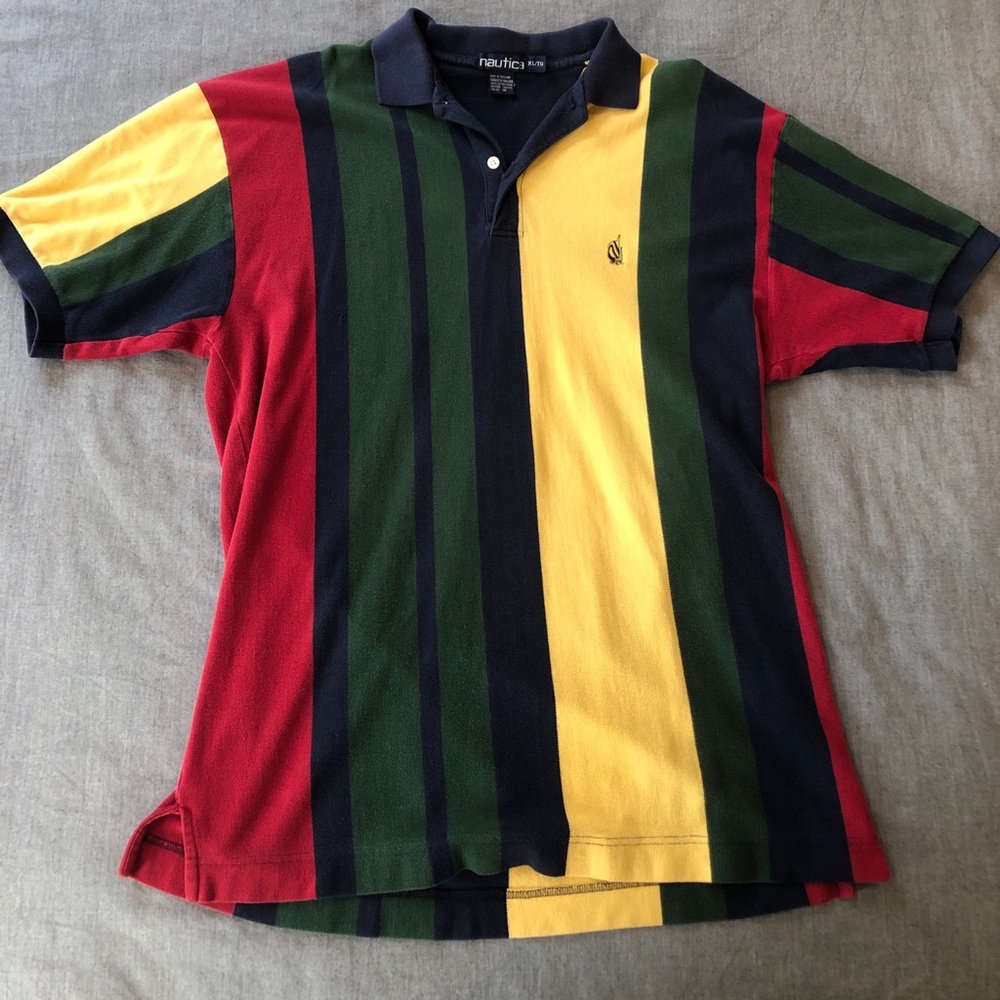 Vintage Nautica 90s style Polo